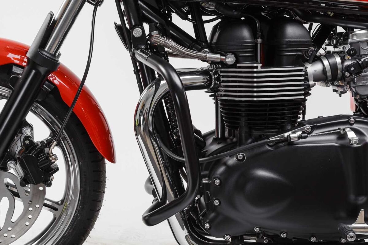 CRASH BAR BLACK Triumph Thruxton, Bonneville