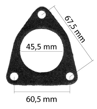 Avgaspackning Polaris