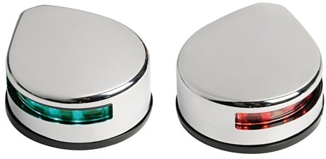 Lanterna LED par Evoled - polerat rostfritt stål