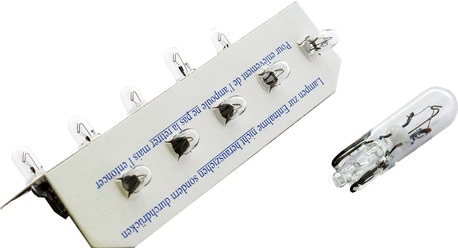 Glödlampa Philips 12V 1,2W W2x4,6d 