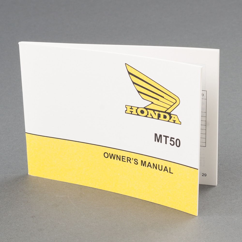 Instruktionsbok Honda MT50