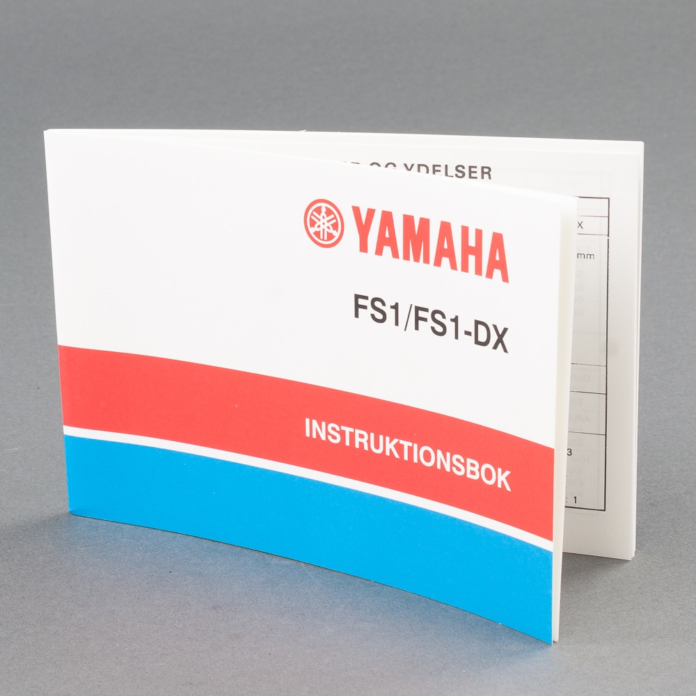 Instruktionsbok Yamaha FS1/FS1-DX