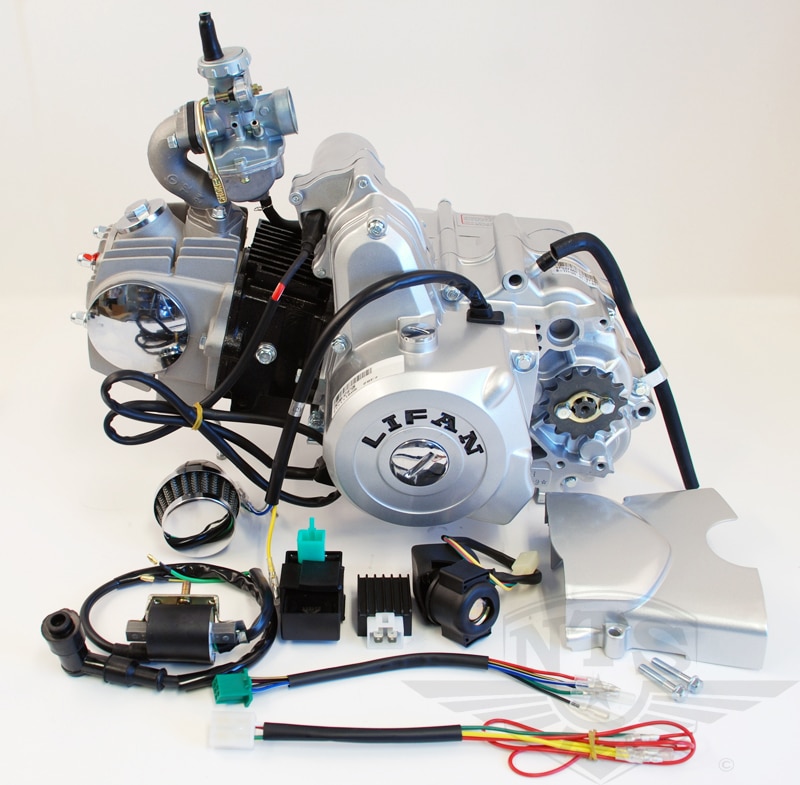 Komplett Motor Lifan 107cc, Elstart