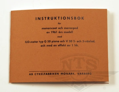 Instruktionsbok Monark