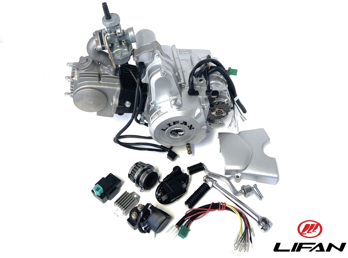 Komplett Motor Lifan 72cc, El & Kickstart