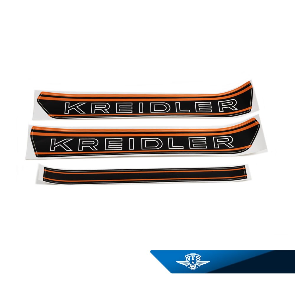 Dekalset Kreidler Svart/Orange