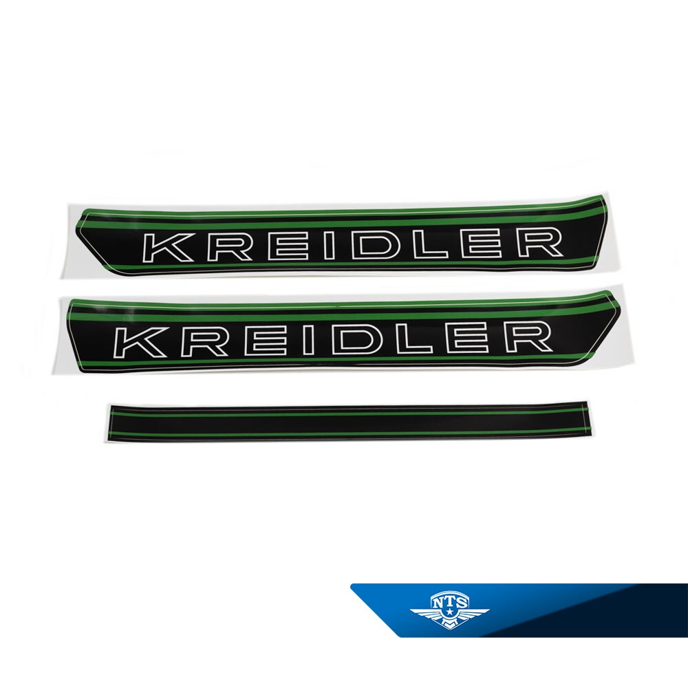 Dekalset Svart/Grön Kreidler