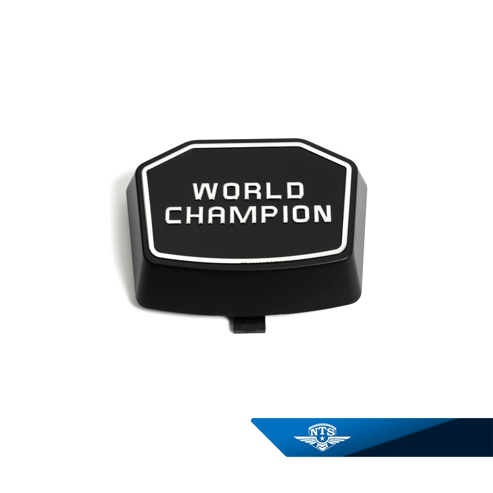 Plastkåpa "World Champion"