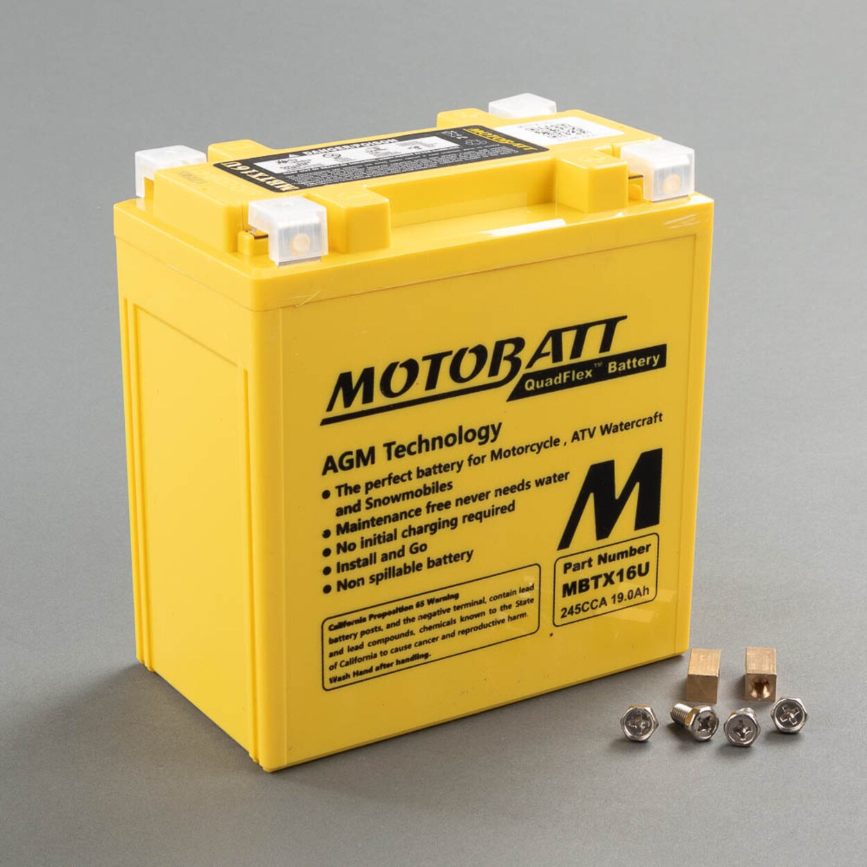 4013045 Batteri MBTX16U 12V 4013045 - Skoterdelen