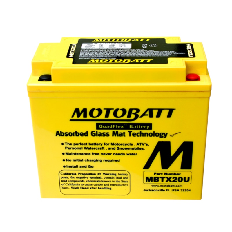 Batteri Motobatt MBTX20U 12V 21Ah