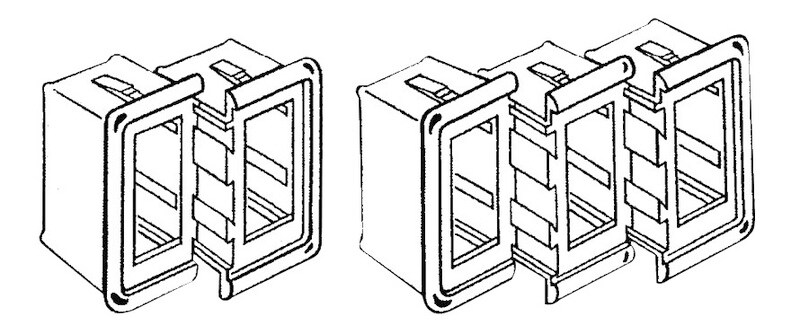 Hållare till brytare Mitten Osculati