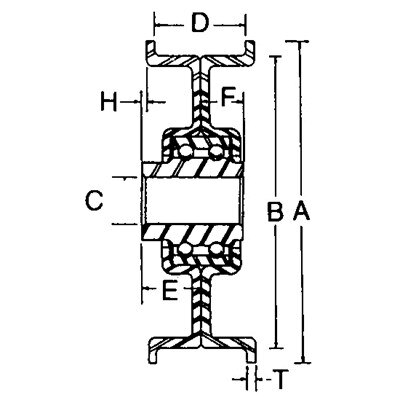 Spännrulle Flat MTD