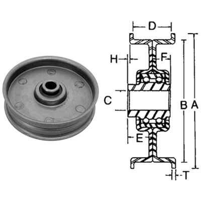 Spännrulle Flat MTD