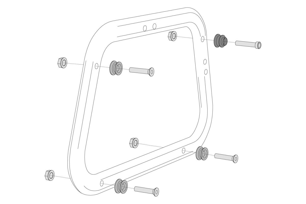 ADAPTER KIT FOR EVO SIDE CARRIER