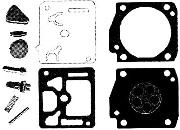 Förgasarreparationssats Zama