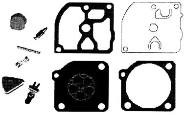 Förgasarreparationssats Zama