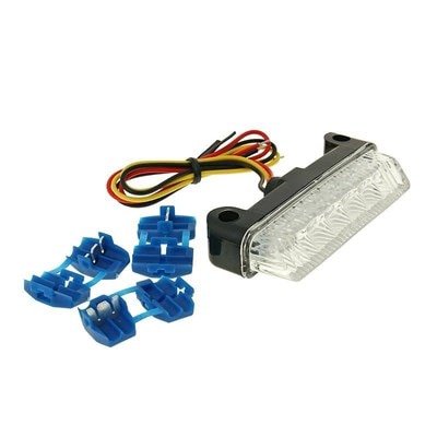 Baklykta LED Universal, Klart glas