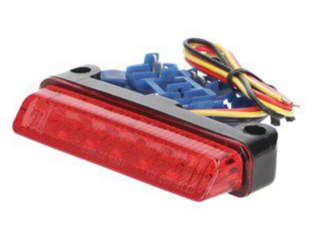 Baklampa LED Röd 78x16mm