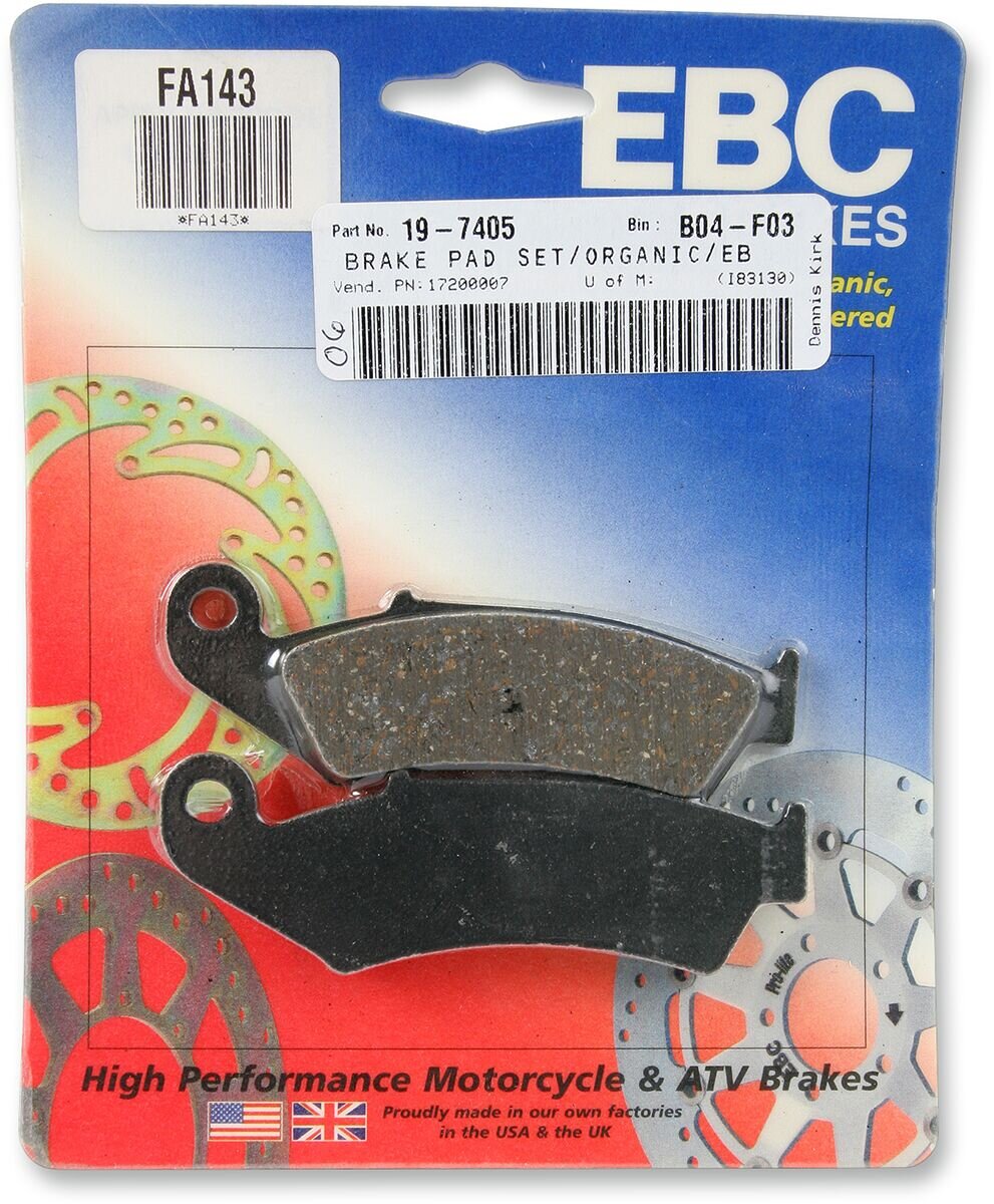 Brake Pad Fa Ser Organic