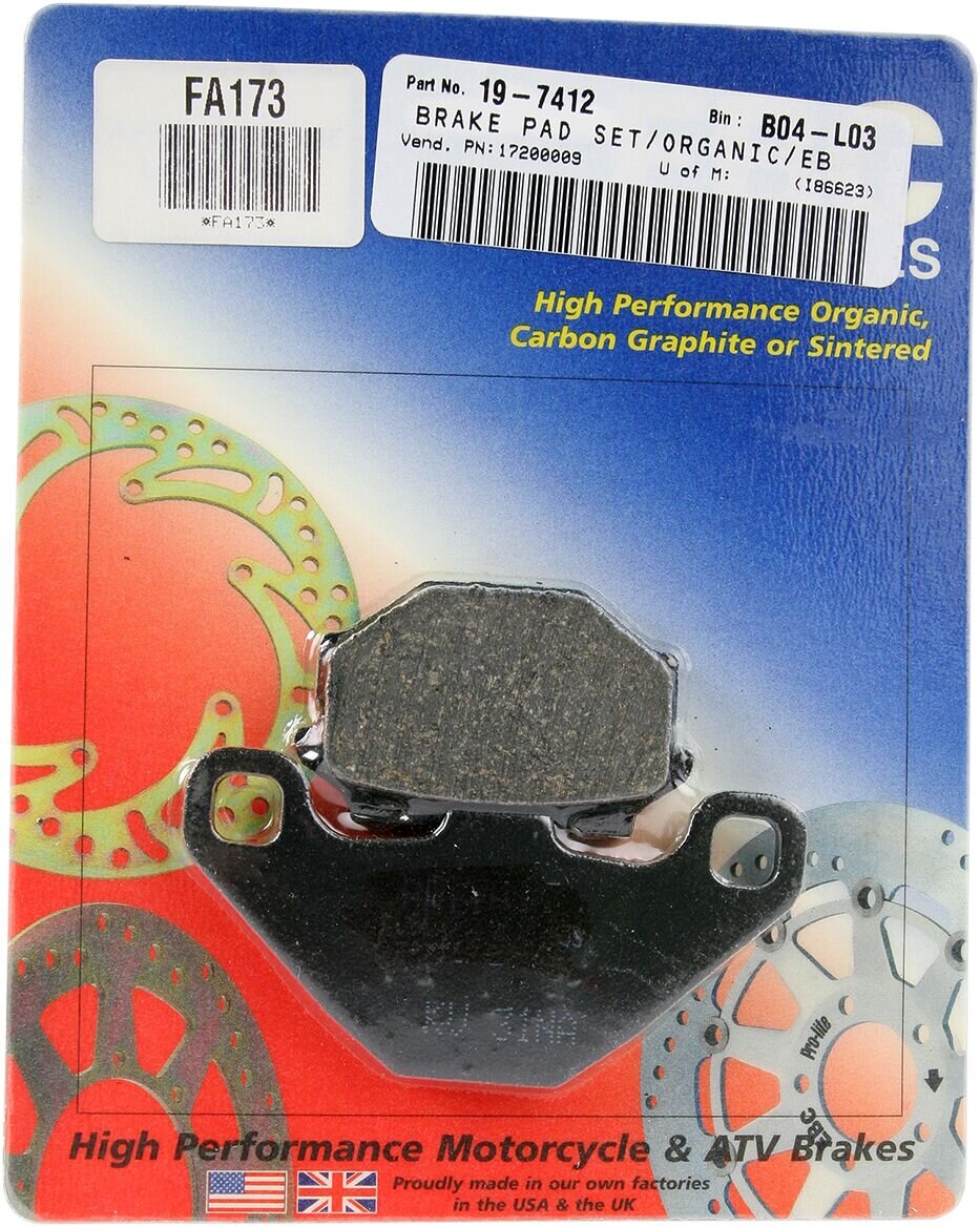 Brake Pad Fa Ser Organic