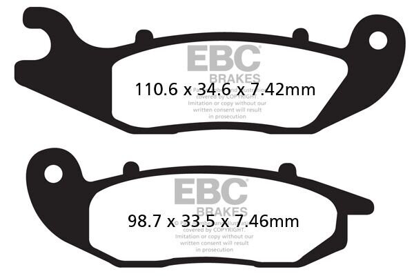 Brake Pad Carbon Tt Dirt