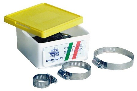 Slangklämma 10-16mm 10-pack Osculati