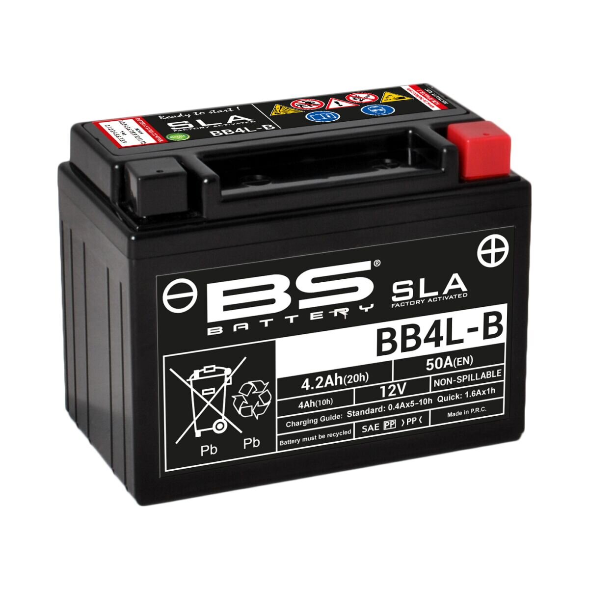 BATTERY BB4L-B SLA 12V 50 A