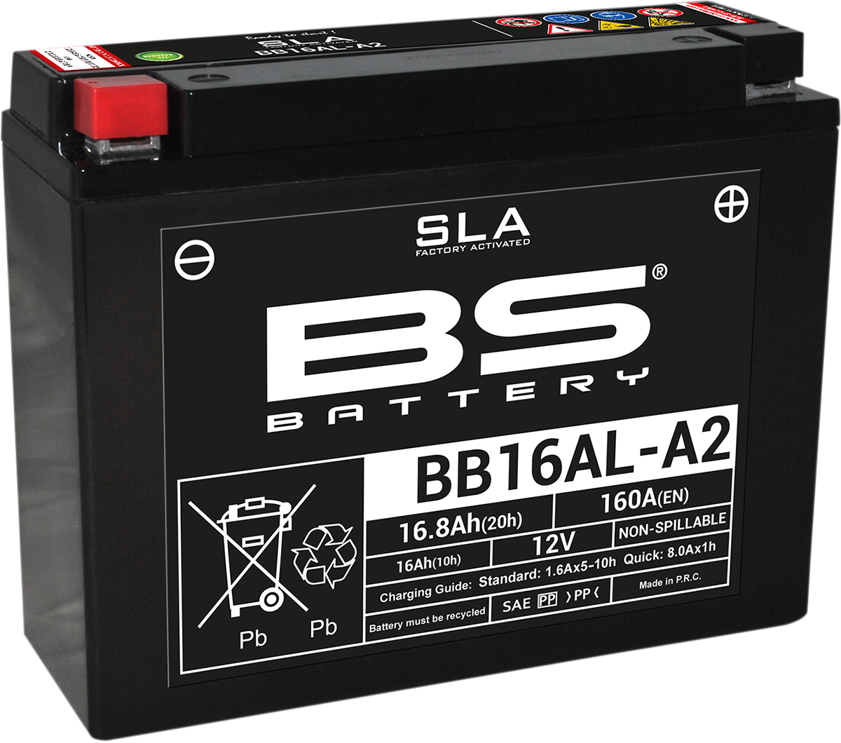 Batteri SLA BS BB16AL-A2 12V 16Ah