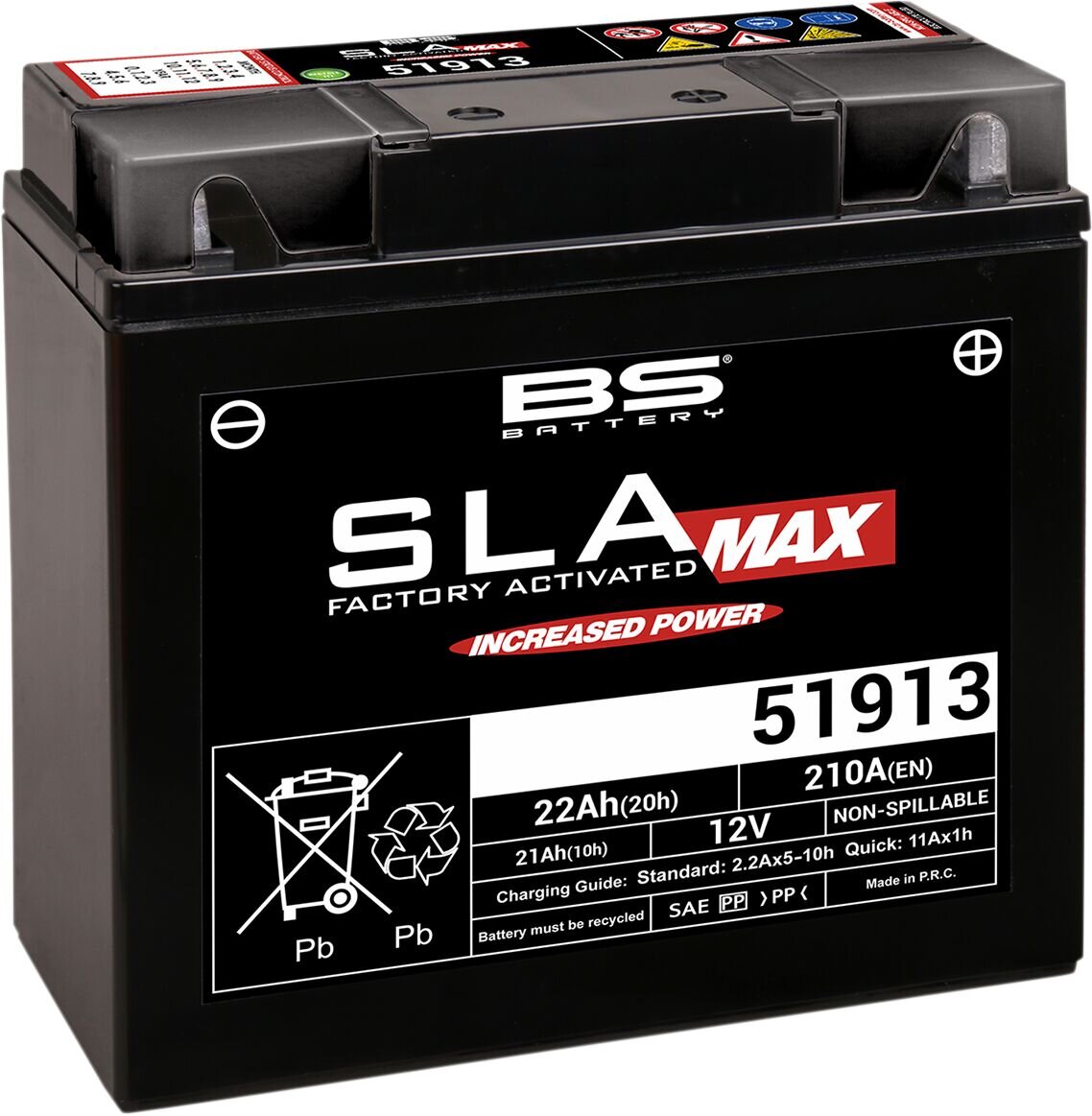 BATTERY 51913 SLA MAX 12 V 170 A