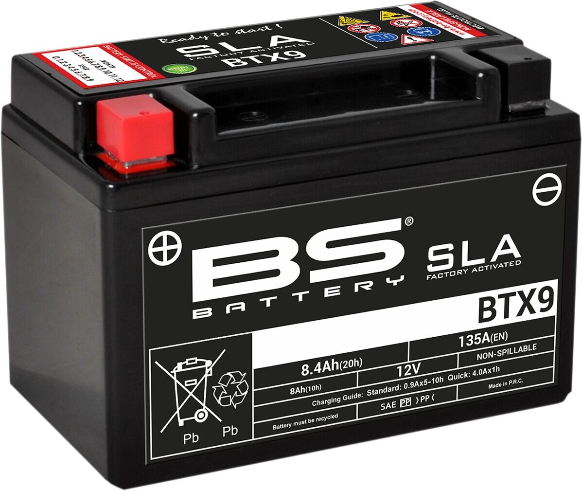 BATTERY BTX9 SLA 12V 135 A