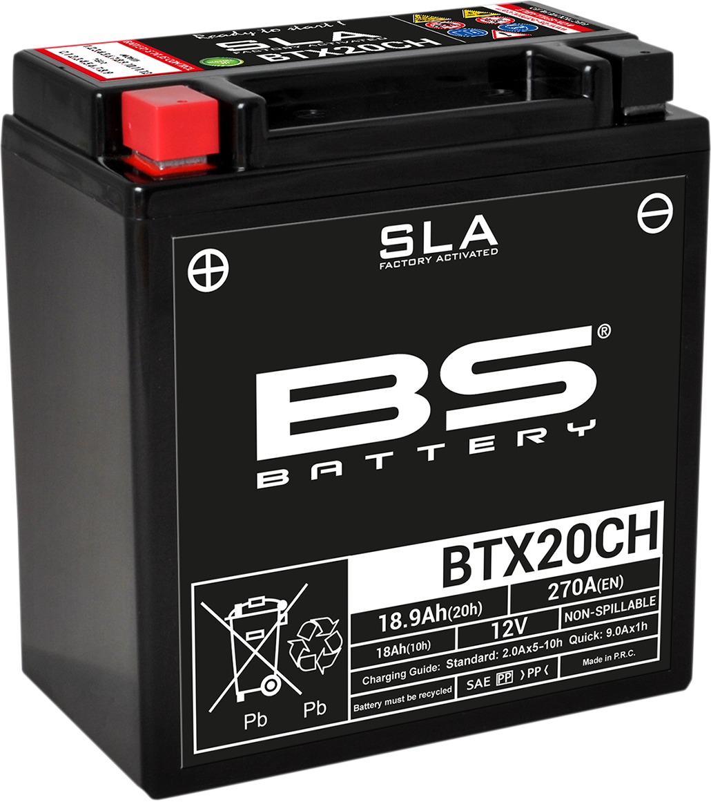 Batteri SLA BS BTX20CH 12V 18Ah VÄ+