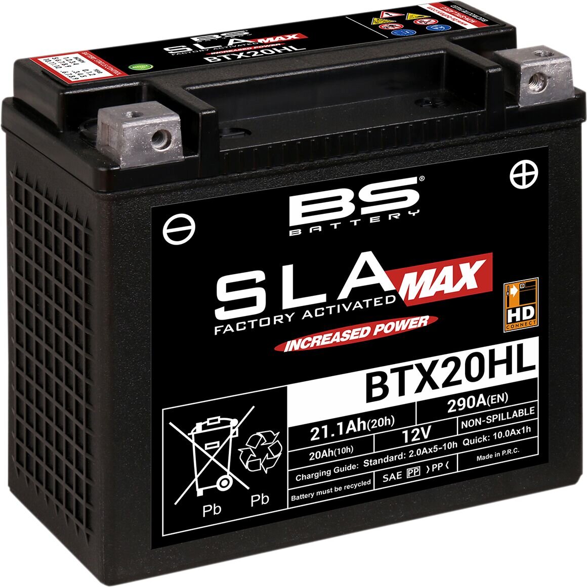 BATTERY BTX20HL SLA MAX 12V 290 A