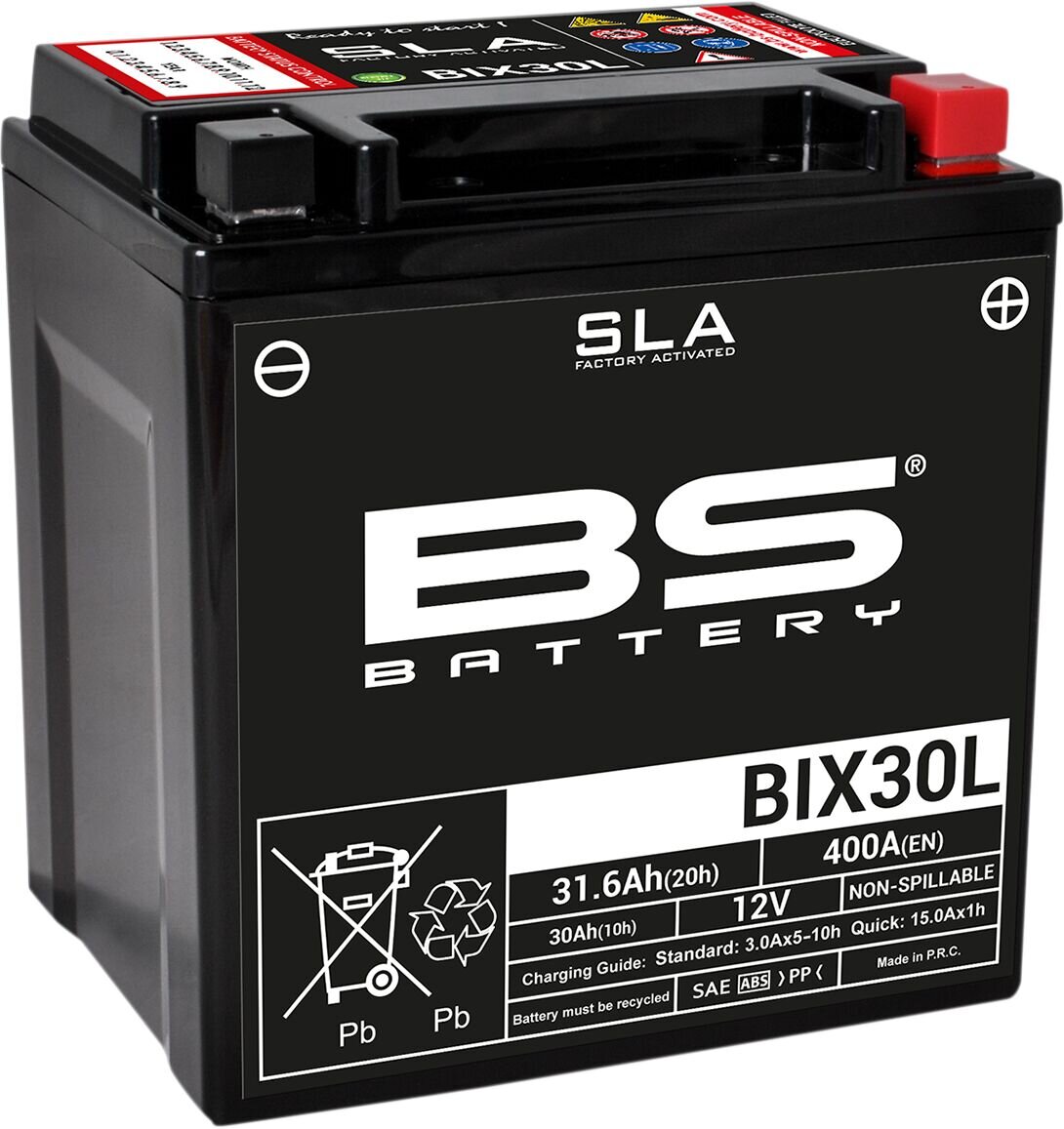 BATTERY BIX30L SLA 12V 400 A