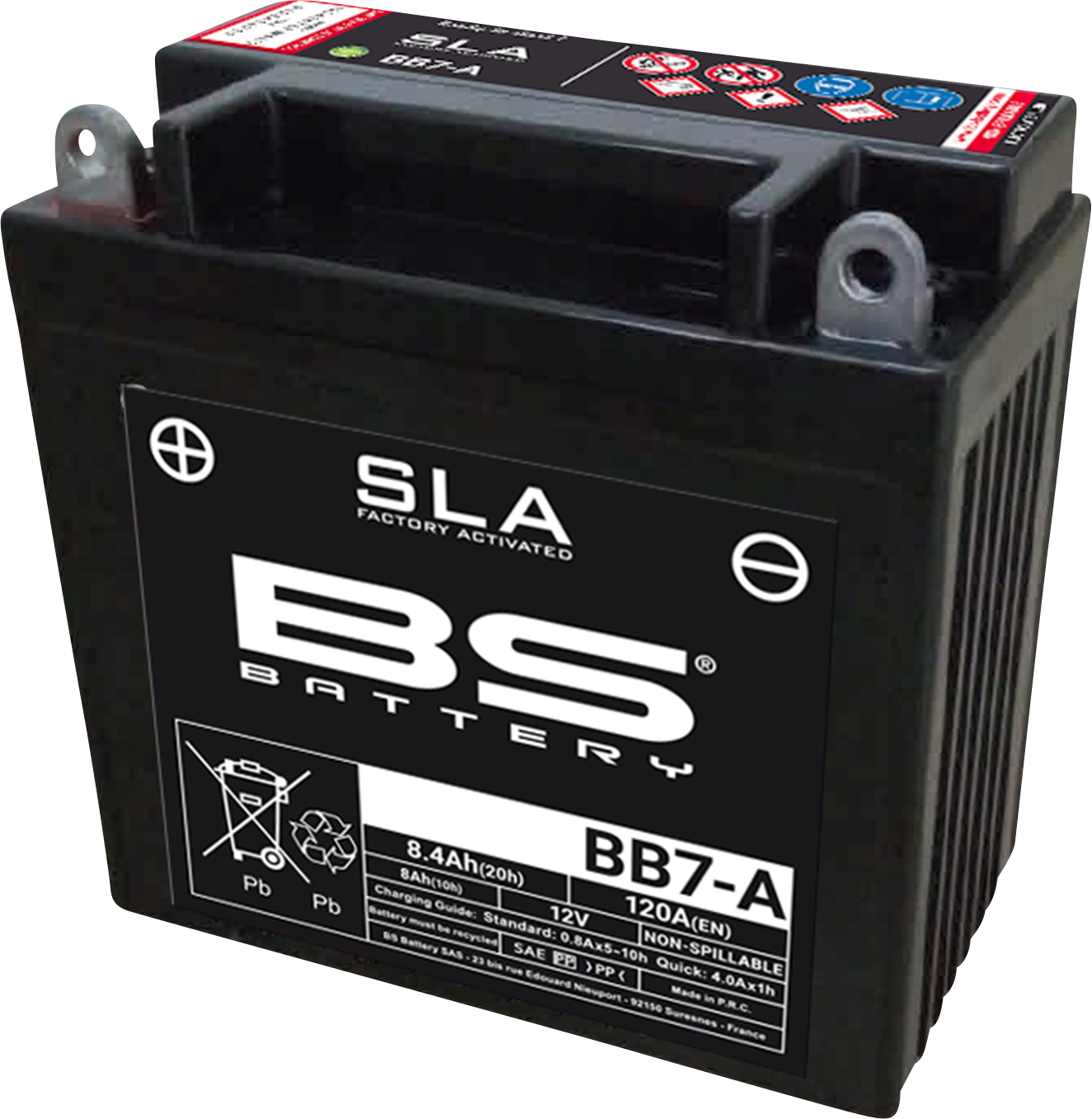 Batteri SLA BS BB7-A 12V 8,4h