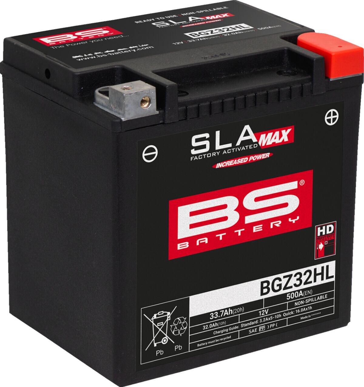 BATTERY BS BGZ32HL SLA MAX