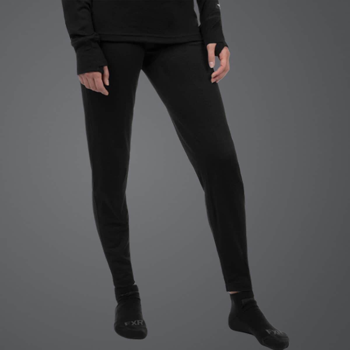 Underställsbyxor W´s FXR 75% Merino Tenacious Pant, Black