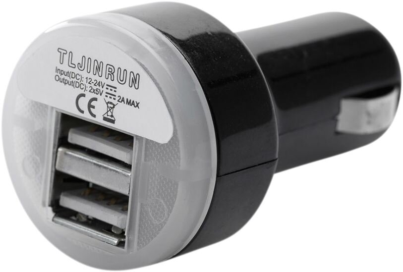 Double USB power port for cigarette lighter socket