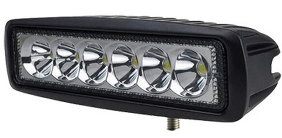 LED back-/arbetslampa 18W