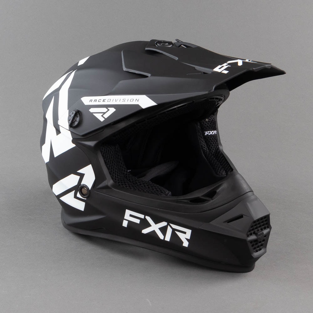 Hjälm FXR Youth Legion, Black/White