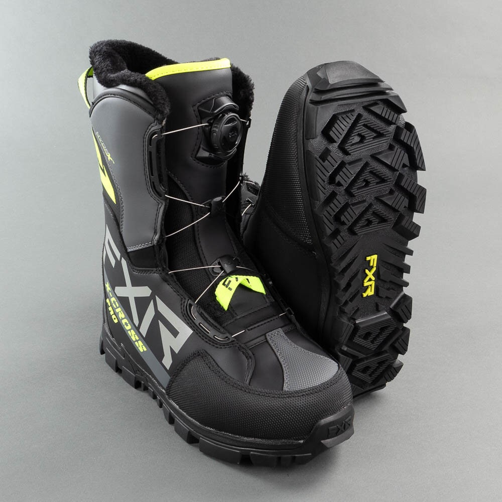 Kängor FXR X-Cross Pro Boa, Black/Hi-Vis