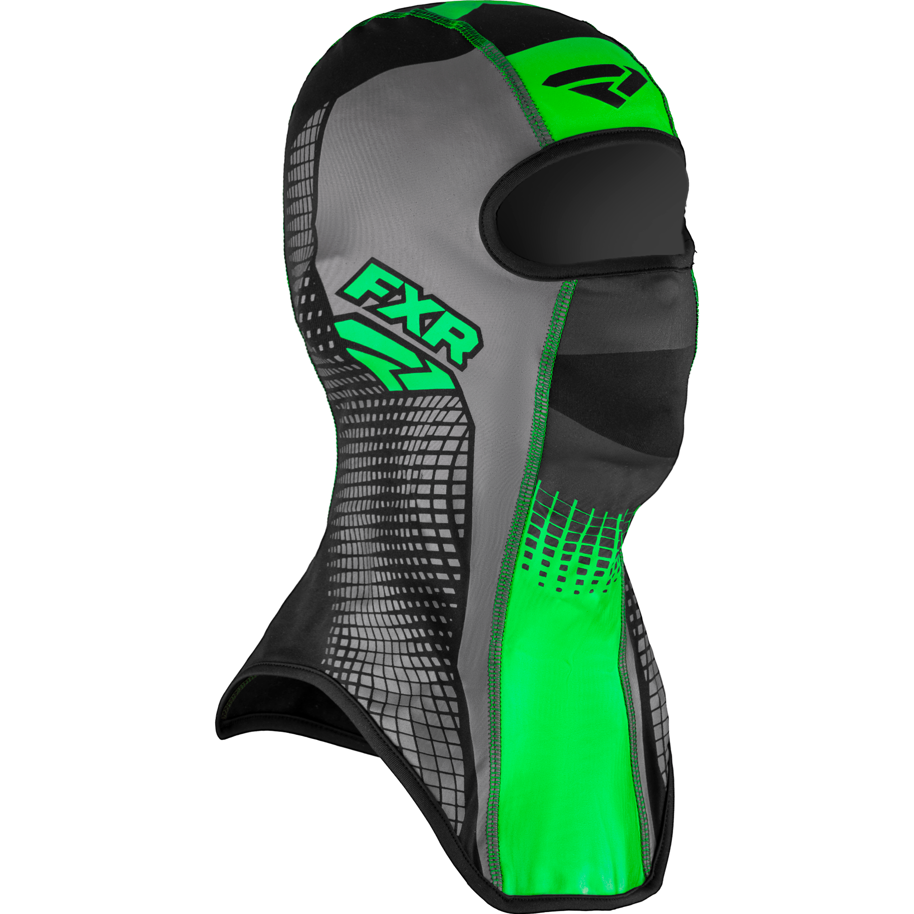 Balaclava FXR Shredder Thermal, Black/Lime