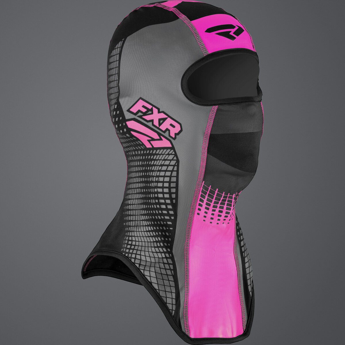 Balaclava FXR Shredder Thermal, Black/Electric Pink