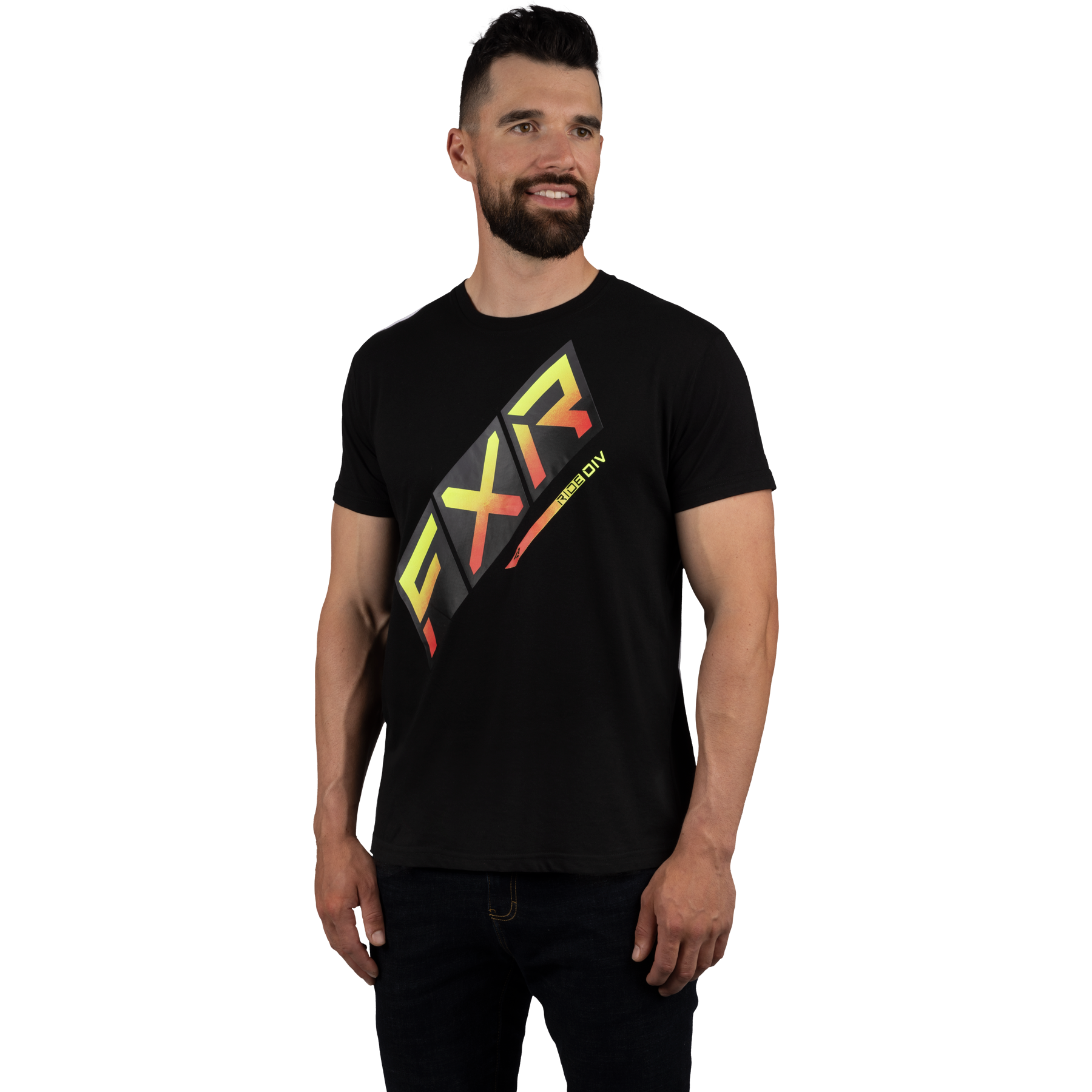 T-Shirt FXR CX Premium, Black/Inferno