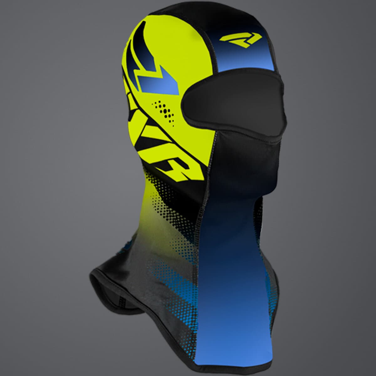Balaclava FXR Boost, Black/Hi-Vis/Blue