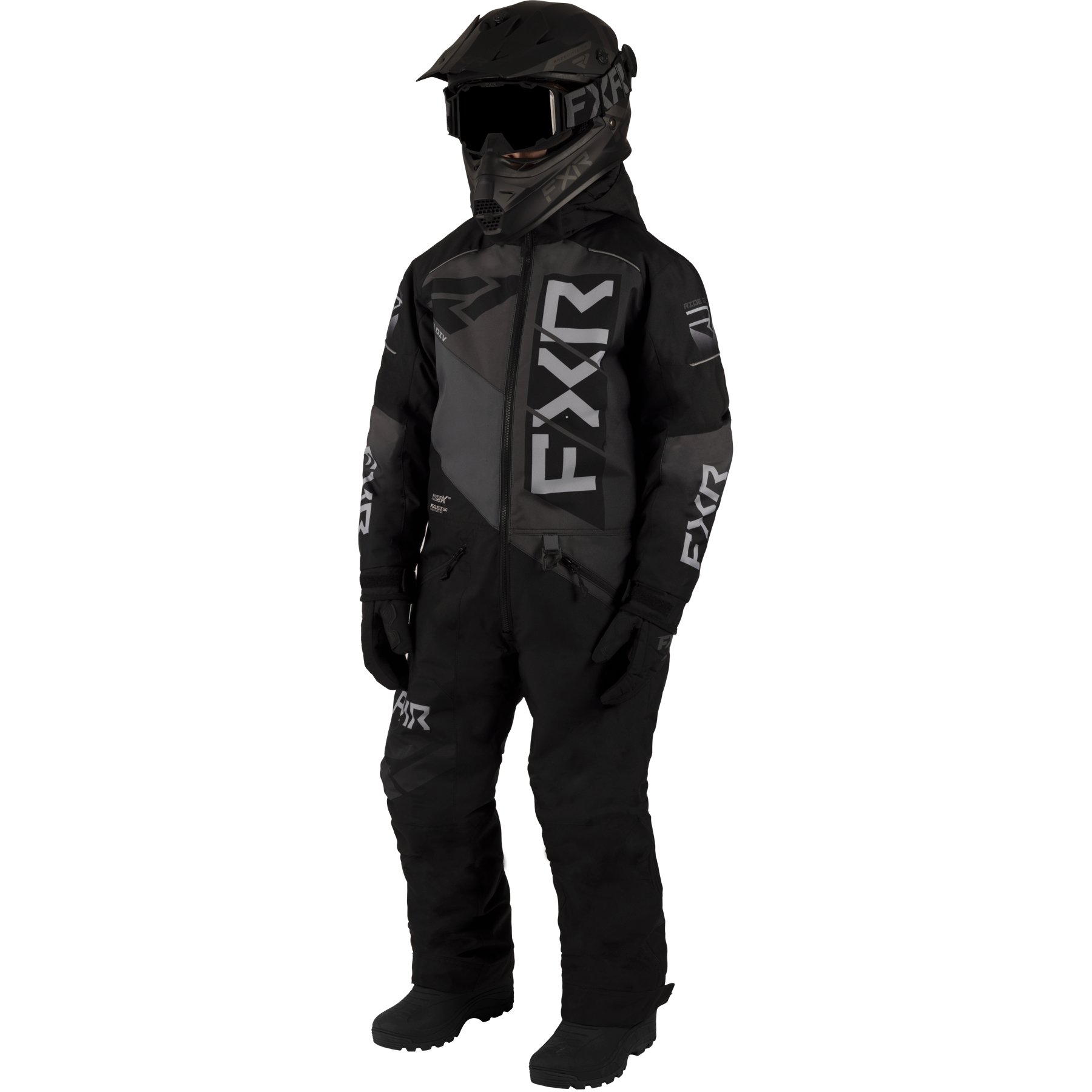 Onepiece FXR Child/Youth Helium, Black/Char/Grey