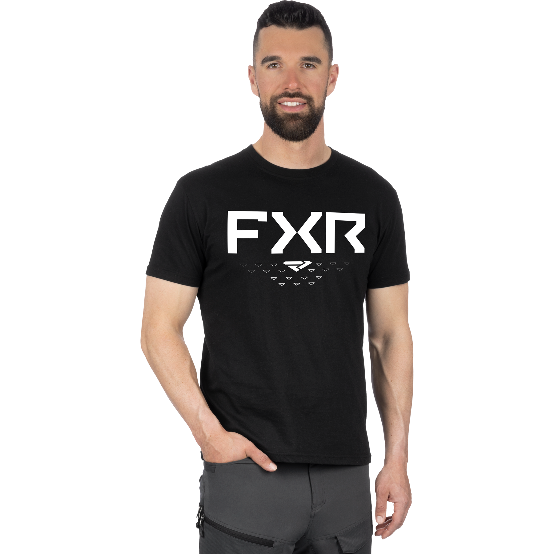 T-Shirt FXR Helium, Black/White