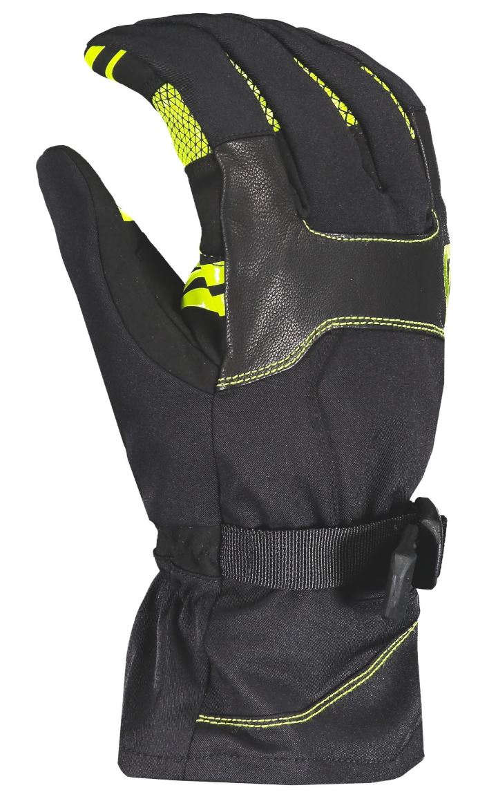 Handskar Scott Cubrick Short, Black/Lime Green