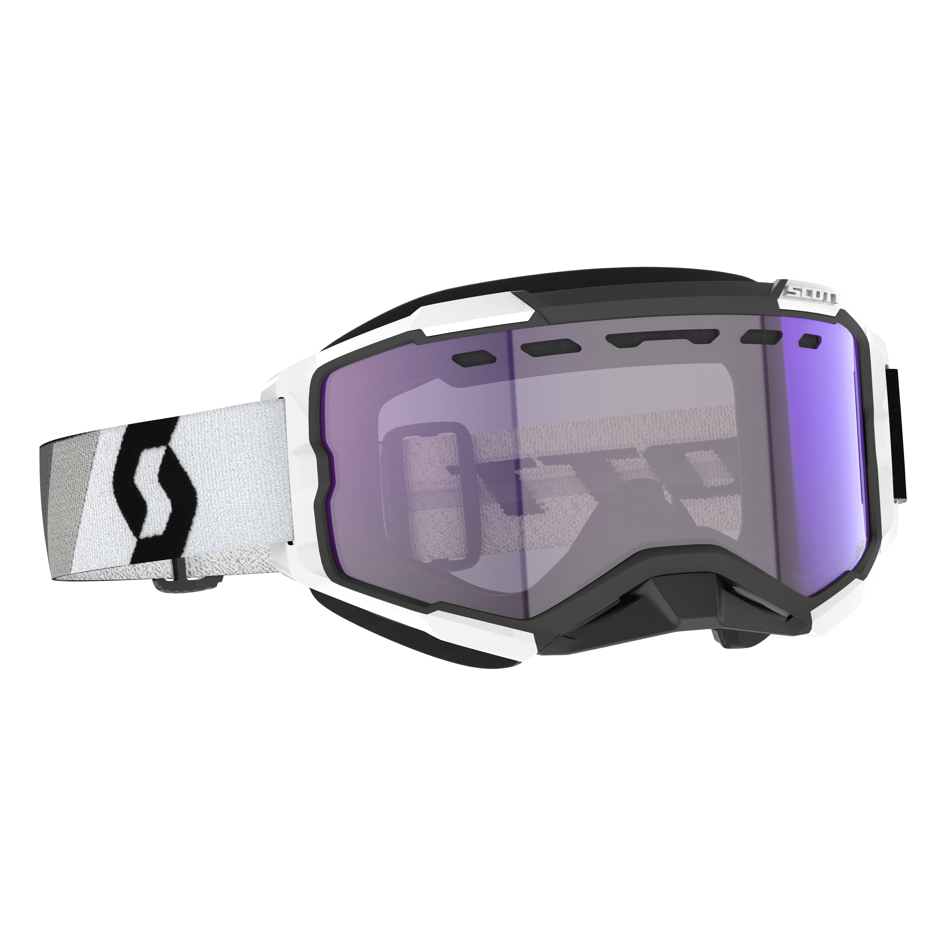 Glasögon Scott Fury LS Snow Cross, Black/White