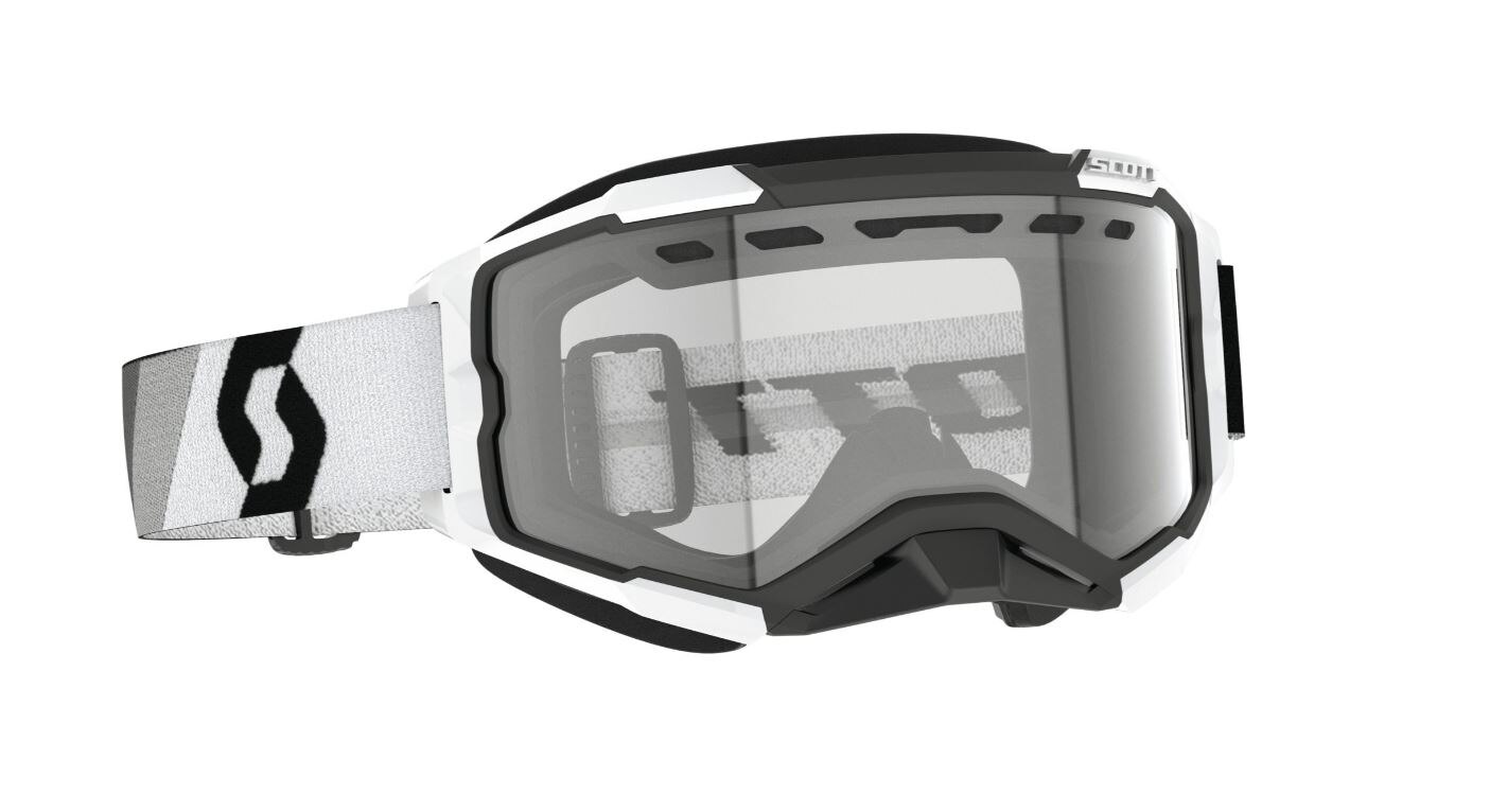Glasögon Scott Fury Snow Cross, Black/White