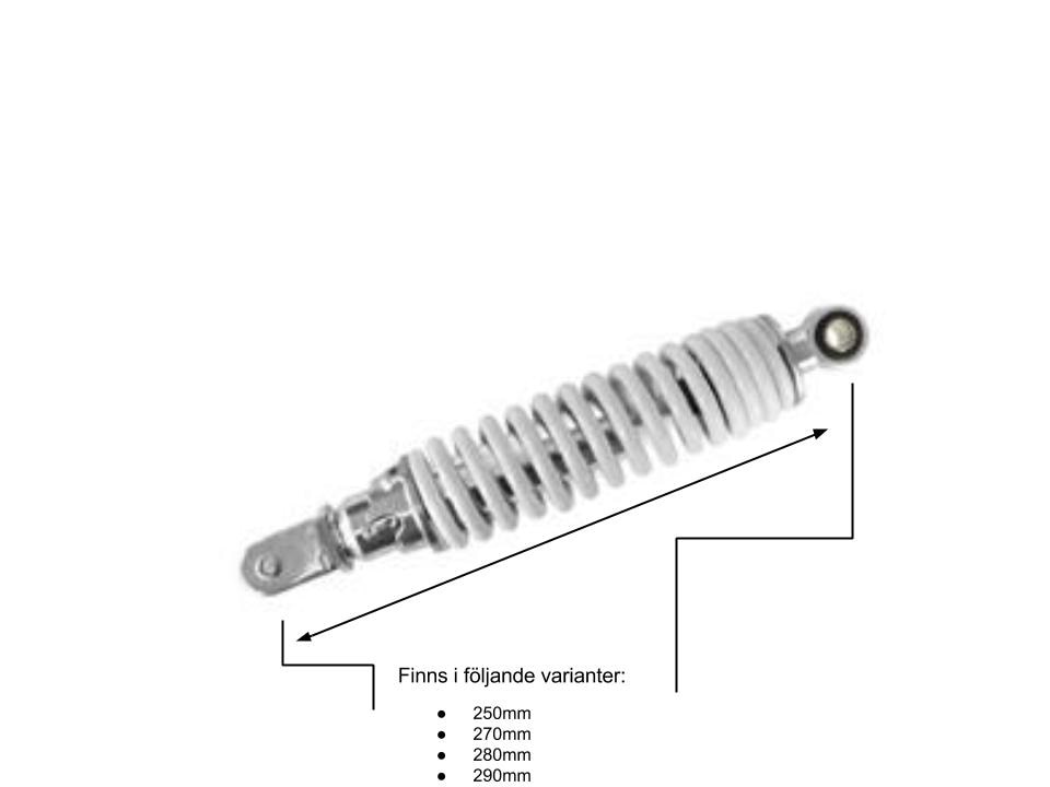 Stötdämpare 250mm